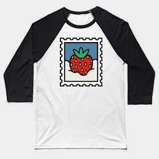 Strawberry stamp Baseball T-Shirt